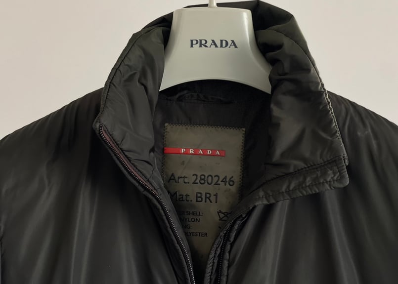 【PRADA】 中綿ジャケット 14AW 90s prada sports