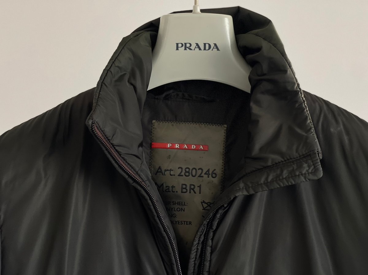 prada sports 90sハイネックコート Tg.38 prada sports 90sハイネックコート Tg.38
