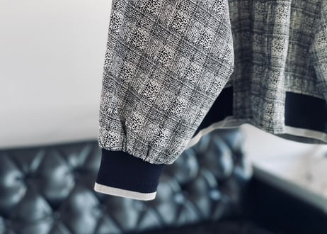saint laurent jacquard ysl logo jacket