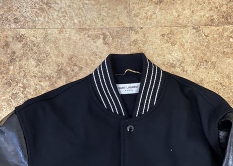 saint laurent leather switch jacket