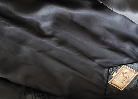 90's leather jacket