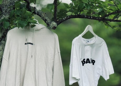 jilsander ”Meier 期” oversized logo hoodie