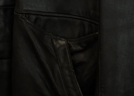 cole haan lamb leather coat