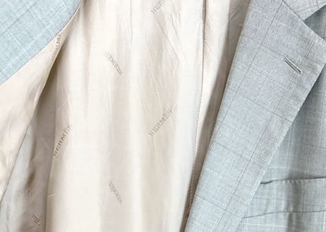 hermes check set up suit