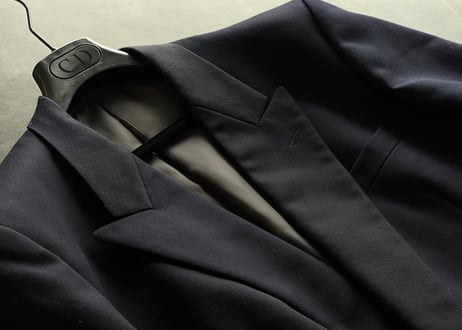 christian dior double set up suit