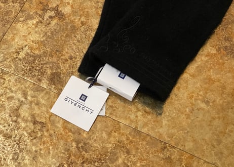 givenchy cashmere wool groves deadstock