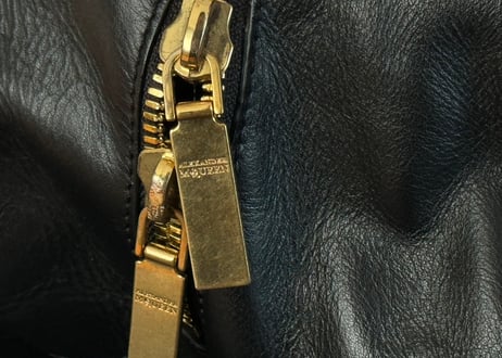 alexander mcqueen leather bag pack