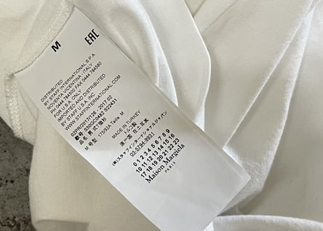 maison margiela 2017ss tops white