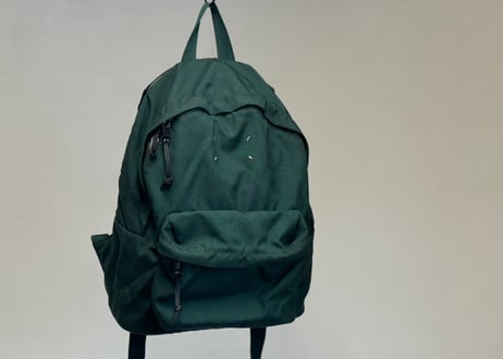 maison margiela backpack green