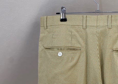 christian dior check wide trousers