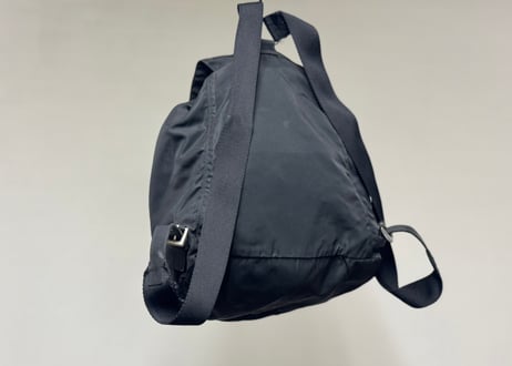 prada nylon logo backpack