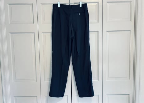yves saint laurent side line tuxedo trousers