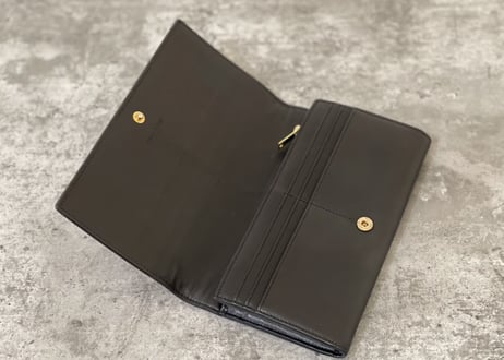 saint laurent paris leather wallet