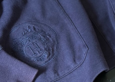 hermes emblem pocket sweat