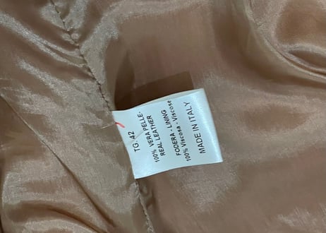 lanvin 2017aw leather jacket dead stock