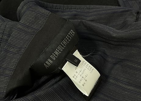 ann demeulemeester "再構築" reversible jacket