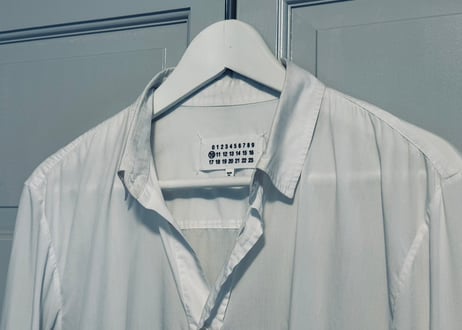 maison margiela 2015ss plain shirt