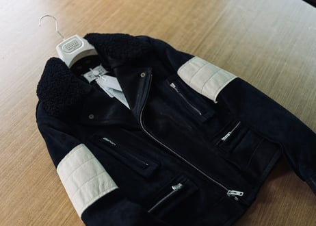 maison margiela leahter double jacket dead stock