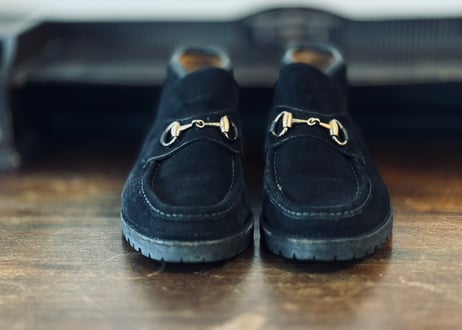 gucci horse bit loafer