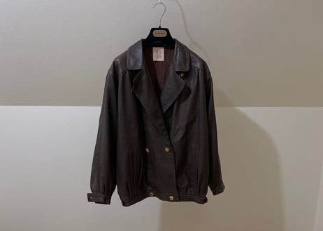 loewe leather blouson