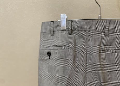 prada check setup suit
