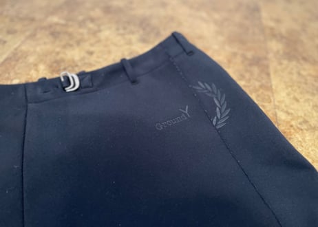 ground y yohji yamamoto × fred perry  sarrouel jersey pants