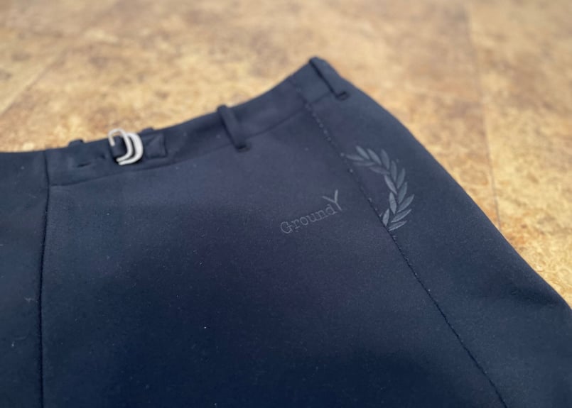 【美品】Ground Y × Fredperry サルエルパンツ ワイドパンツ ground y yohji yamamoto × fred perry sarrouel