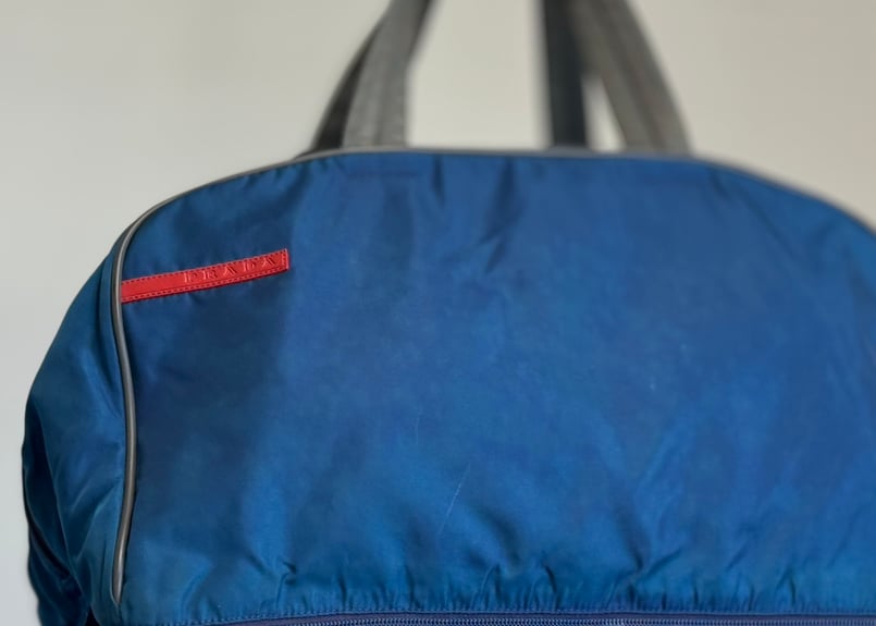 90-00s prada sports nylon bag blue | weekend tokyo 90-00s prada sports nylon bag blue | weekend tokyo
