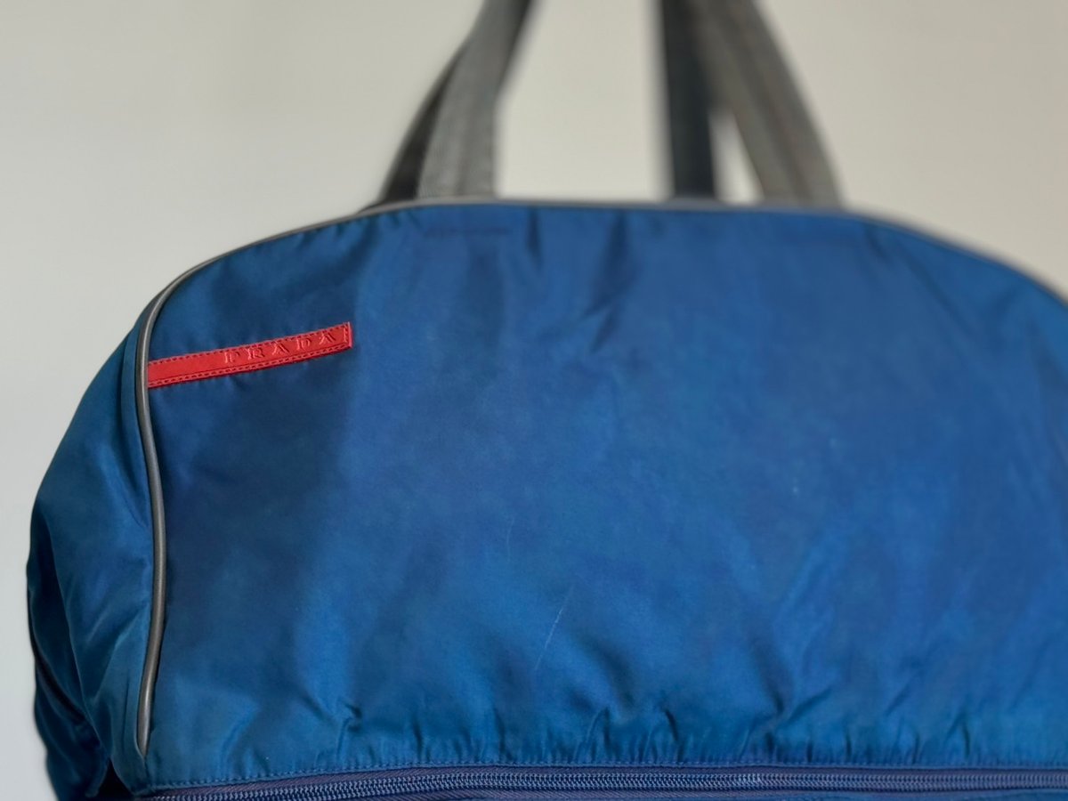 90-00s prada sports nylon bag blue | weekend tokyo 90-00s prada sports nylon bag blue | weekend tokyo