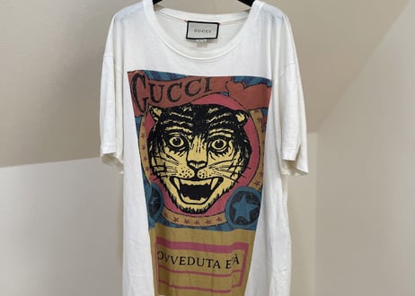 gucci tiger logo shirt