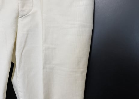 hermes summer corduroy pants white