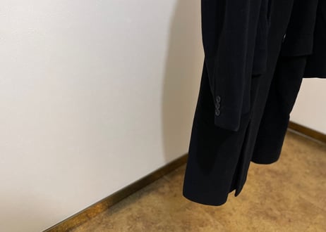 giorgio armani double chesterfield coat