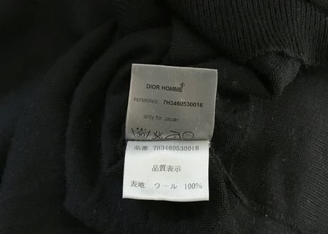 07aw diorhomme "new wave"期 destroy knit