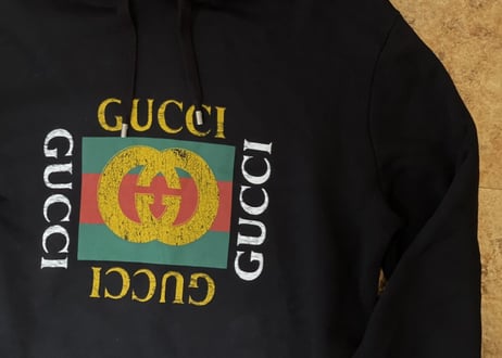 gucci 2019aw classic logo over size sweat