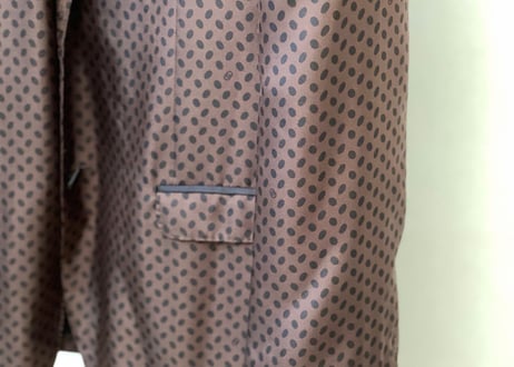 gucci silk jacquard jacket dead stock