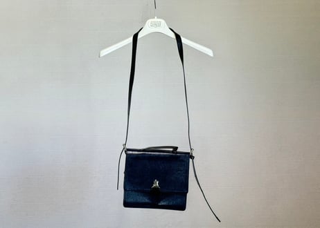 mm6 maison margiela leather shoulder bag