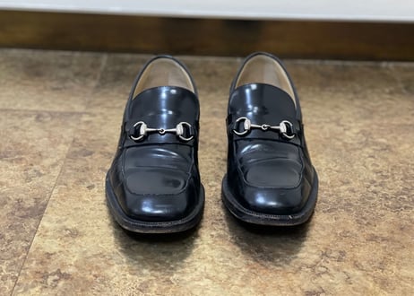 gucci bit loafer uk9