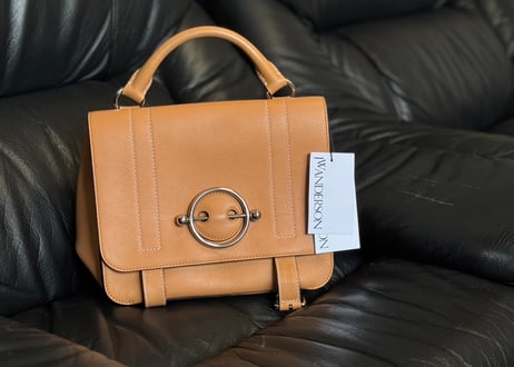 jw anderson leather bag dead stock