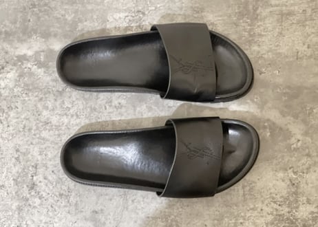 saint laurent leather sandals jimmy 42