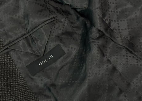 gucci set up suit dead stock