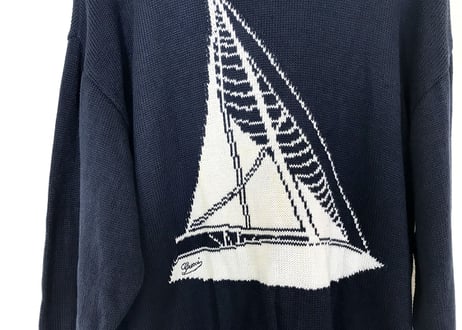 80-90s gucci yacht cardigan