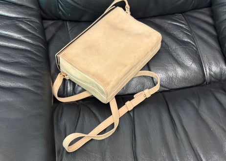 maison margiela leather box form shoulder bag