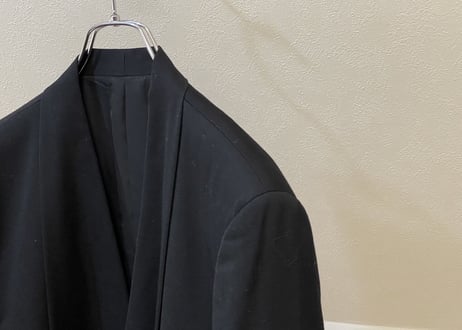 isseymiyake no collar double jacket