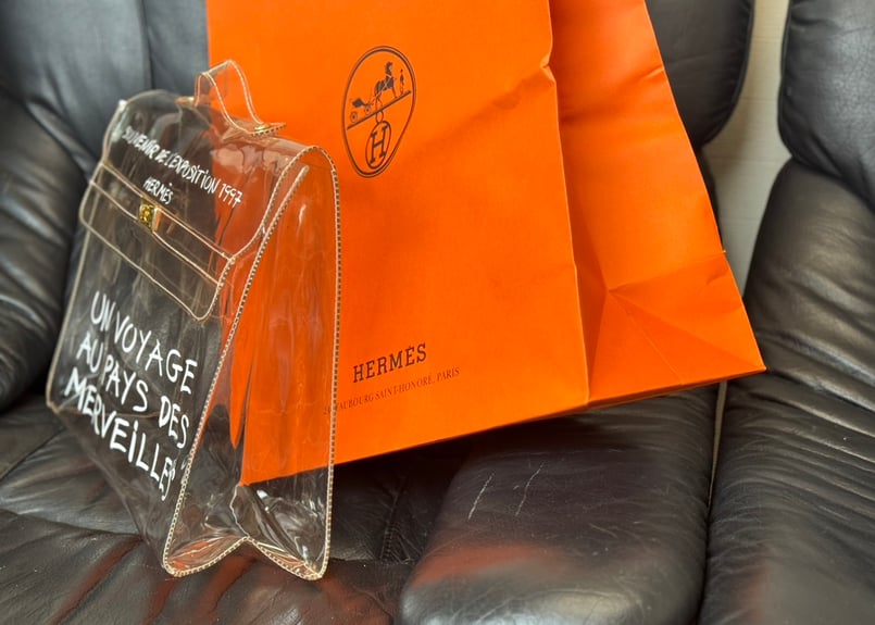 hermes pvc kelly bag | weekend tokyo