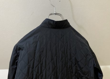 prada logo nylon blouson black