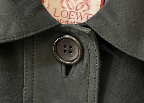 loewe leather coat