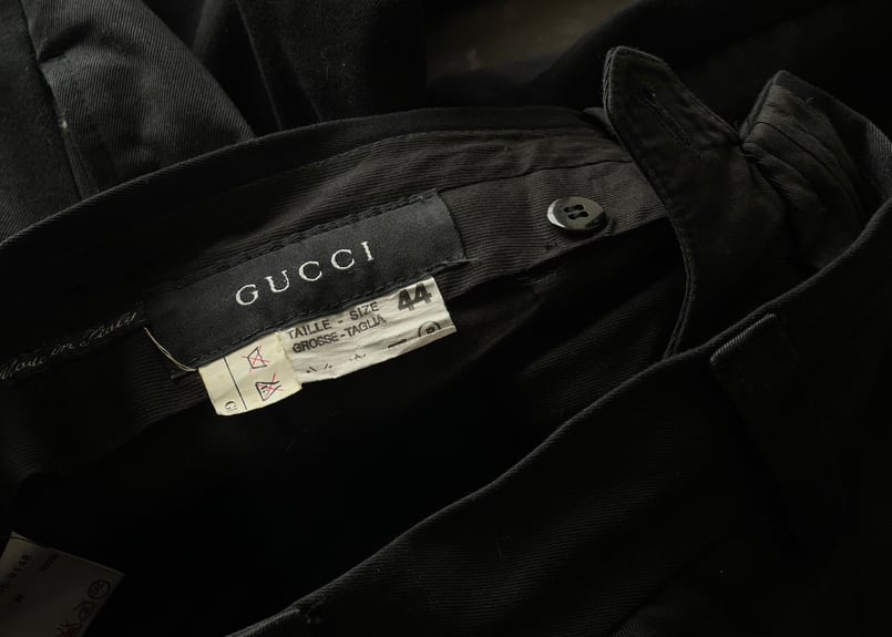 gucci by tomford wide black pants | weekend tokyo