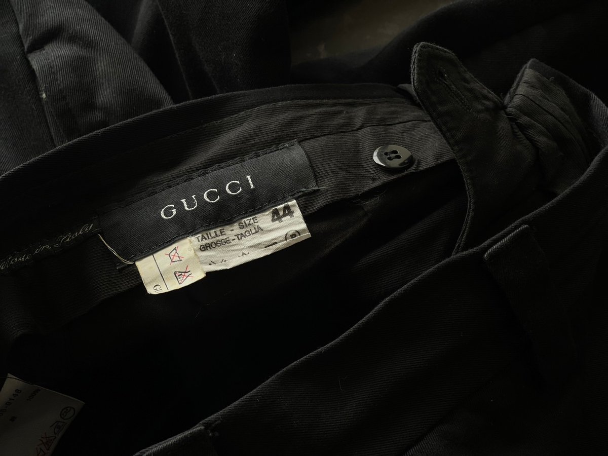 gucci by tomford wide black pants | weekend tokyo