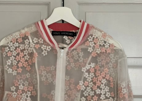 vinti andrews lace jacket