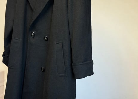 pure cashmere double long coat